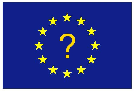 [EU Flag with Question Mark]